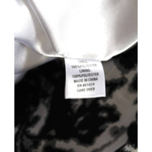 Laura Ashley Blazer Jacket Black and White Button Front  Size 2X - Picture 5 of 5